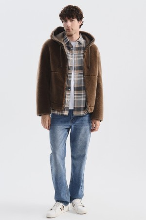 куртка из шерсти с капюшоном - одежда, обувь и аксессуары зимняя 