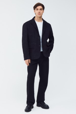 куртка-пиджак из натуральной замши - мужские куртки и пуховики снежная королева 