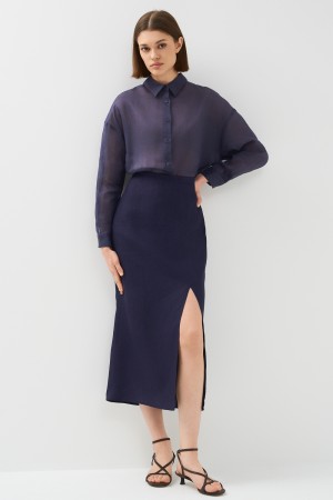 льняная юбка фотография