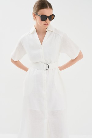 льняное платье фотография