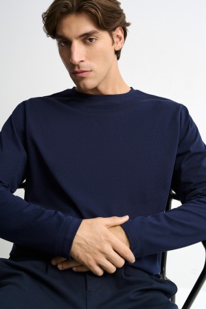 лонгслив из хлопка фотография