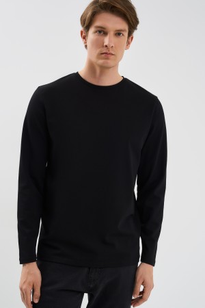 лонгслив из хлопка фотография