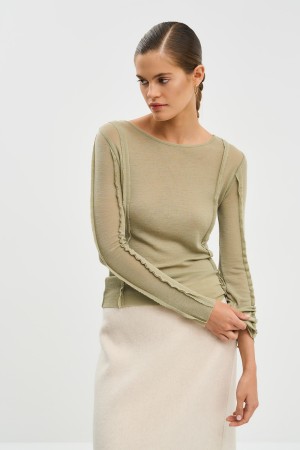 лонгслив из шерсти фотография