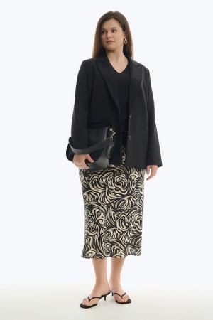 миди-юбка с принтом - женская одежда, обувь и аксессуары с принтом 