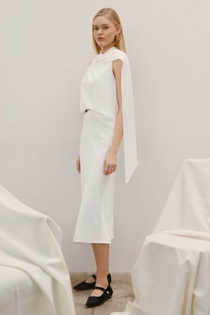 миди-юбка - женская одежда весенняя 