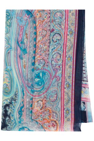 палантин с принтом - аксессуары весенние 