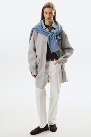 пальто-рубашка фотография