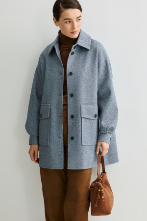 пальто-рубашка фотография