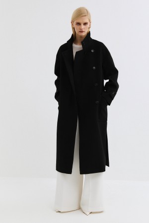 пальто с поясом - женские пальто из спандекса 