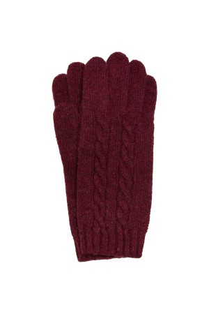 перчатки из шерсти - женские перчатки и варежки бордовые 