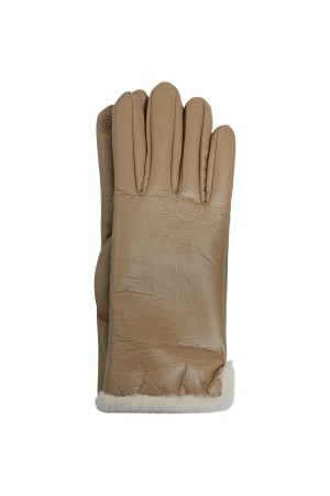 перчатки с меховой отделкой - женские перчатки и варежки меховые 