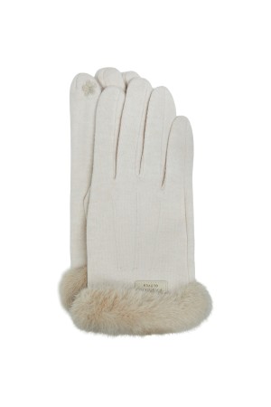 перчатки с меховой отделкой - женские перчатки и варежки нейлоновые 