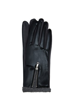 перчатки с меховой отделкой - женские перчатки и варежки меховые 