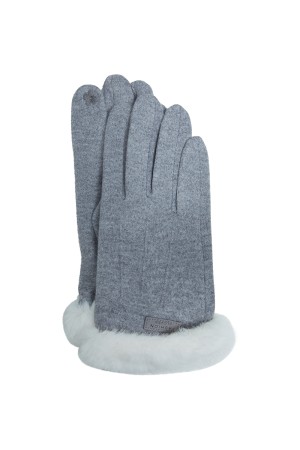 перчатки с меховой отделкой - женские перчатки и варежки нейлоновые 