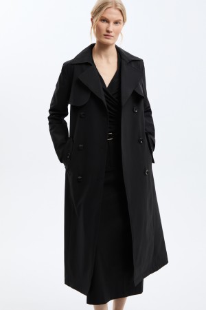 плащ с поясом - женские пальто и плащи удлиненные 