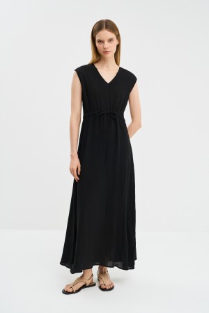 платье из фактурного хлопка - женские платья хлопковые 