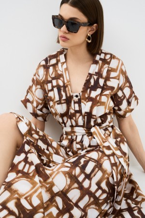 платье из хлопка - женские платья приталенные 