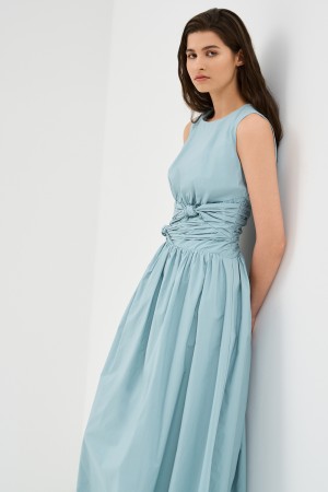 платье из хлопка - женские платья приталенные 