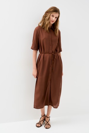 платье-рубашка - женские платья хлопковые 