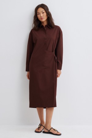 платье-рубашка - женские платья приталенные 