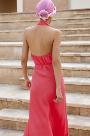 платье с открытой спинкой - женские платья приталенные 