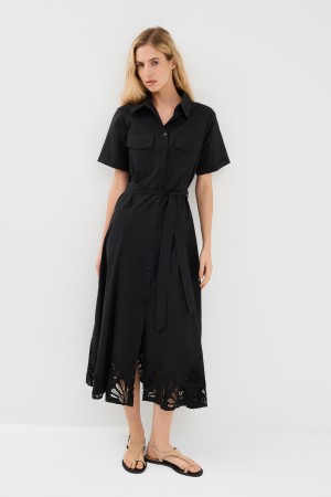 платье с поясом фотография