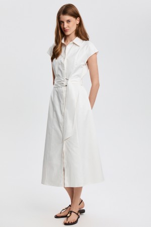 платье с поясом - женская одежда, обувь и аксессуары из полиэстера 