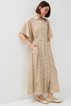 платье с принтом - женские платья тонкие 