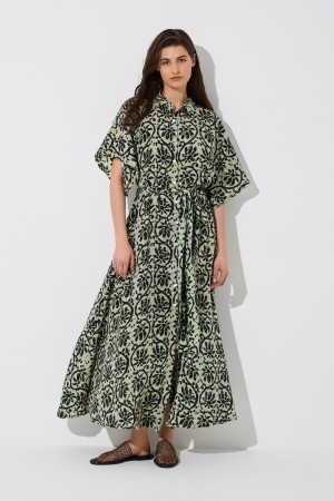 платье с принтом - женские платья тонкие 