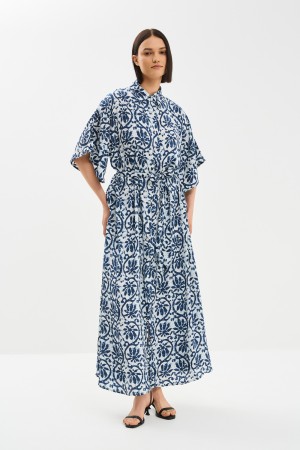 платье с принтом - женские платья тонкие 