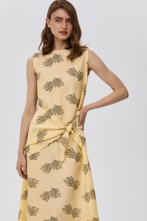 платье с принтом - женские платья снежная королева 