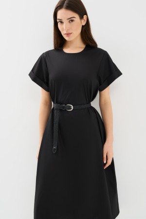платье с ремнем - женские платья текстильные 