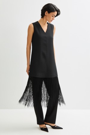 платье-туника с бахромой фотография