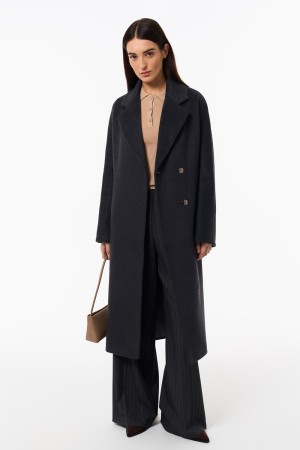 полушерстяное пальто - верхняя одежда по распродаже