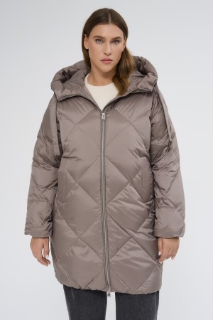 пуховик с капюшоном - куртки и пуховики