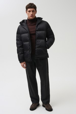 пуховик с капюшоном - мужские пуховики снежная королева 