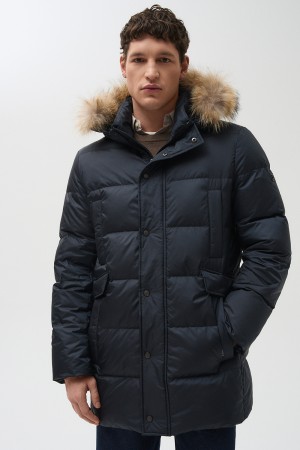 пуховик с капюшоном - мужские пуховики снежная королева 