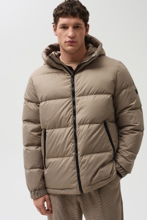 пуховик с капюшоном - мужские пуховики снежная королева 