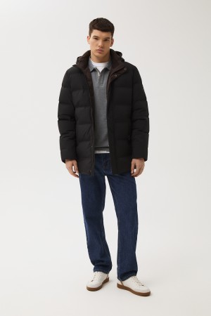 пуховик с капюшоном - мужские пуховики снежная королева 