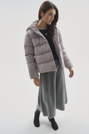 пуховик с капюшоном - верхняя одежда дешевая 