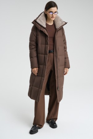 пуховое пальто фотография