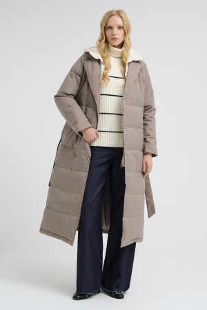 пуховое пальто фотография