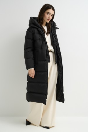 пуховое пальто фотография