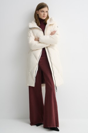 пуховое пальто фотография