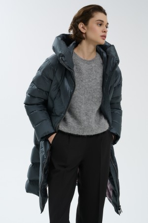 пуховое пальто фотография