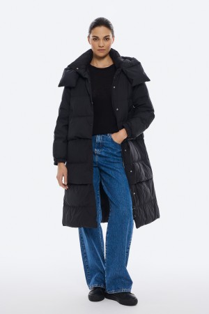 пуховое пальто фотография