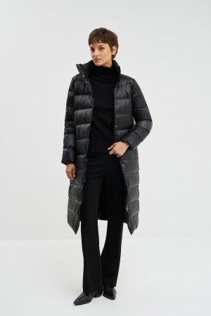 пуховое пальто фотография