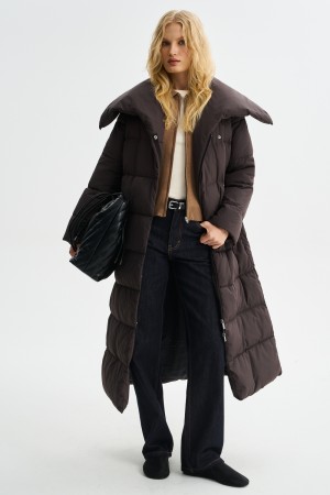 пуховое пальто фотография