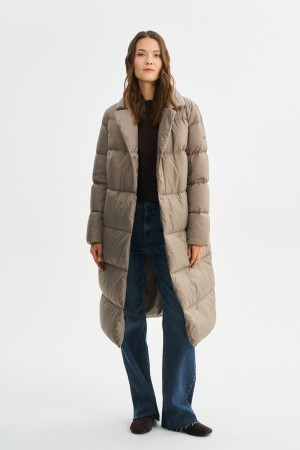 пуховое пальто фотография