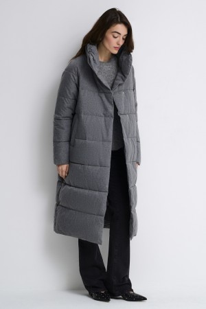 пуховое пальто фотография